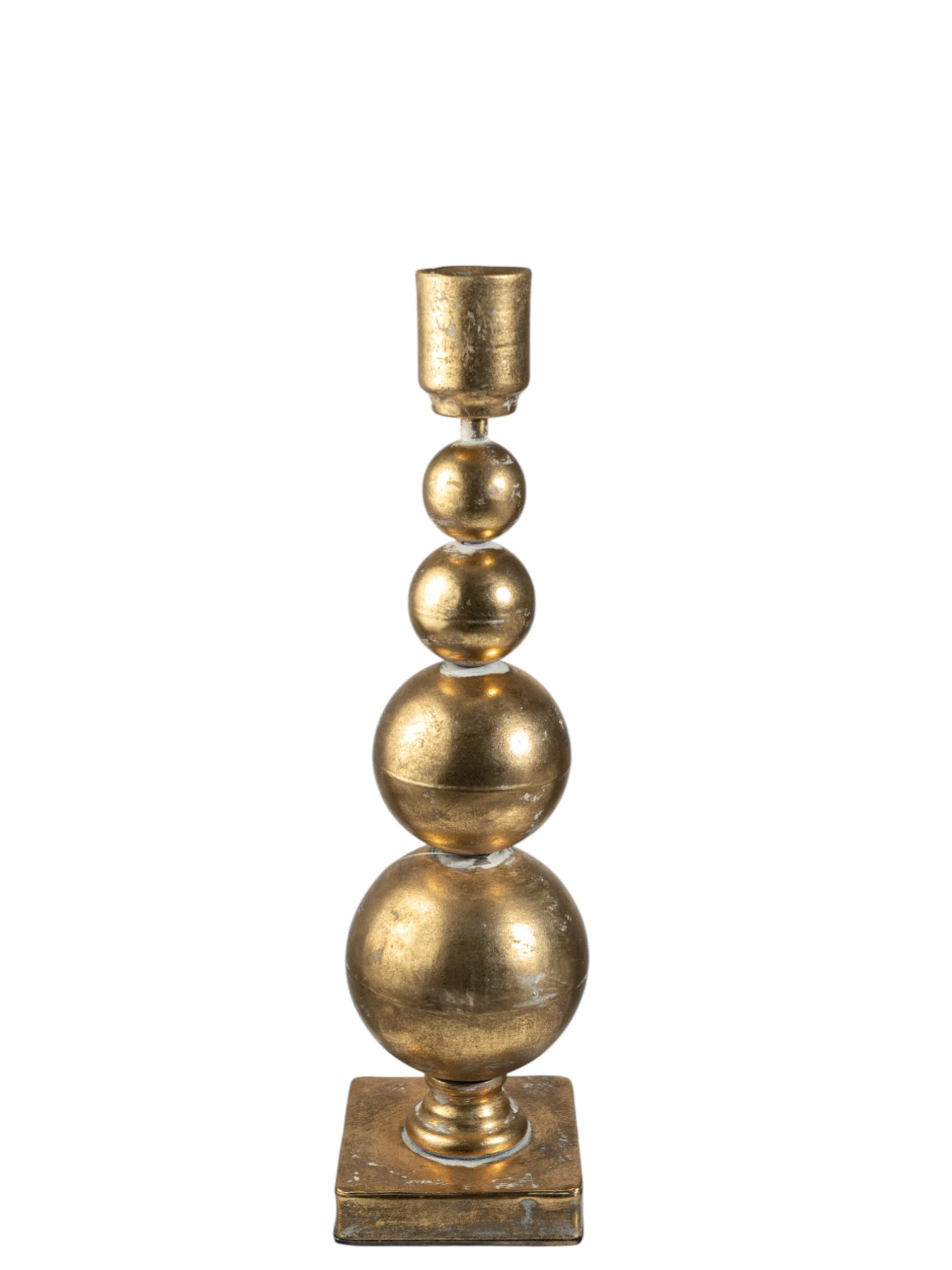 LARGE METAL CANDLE HOLDER