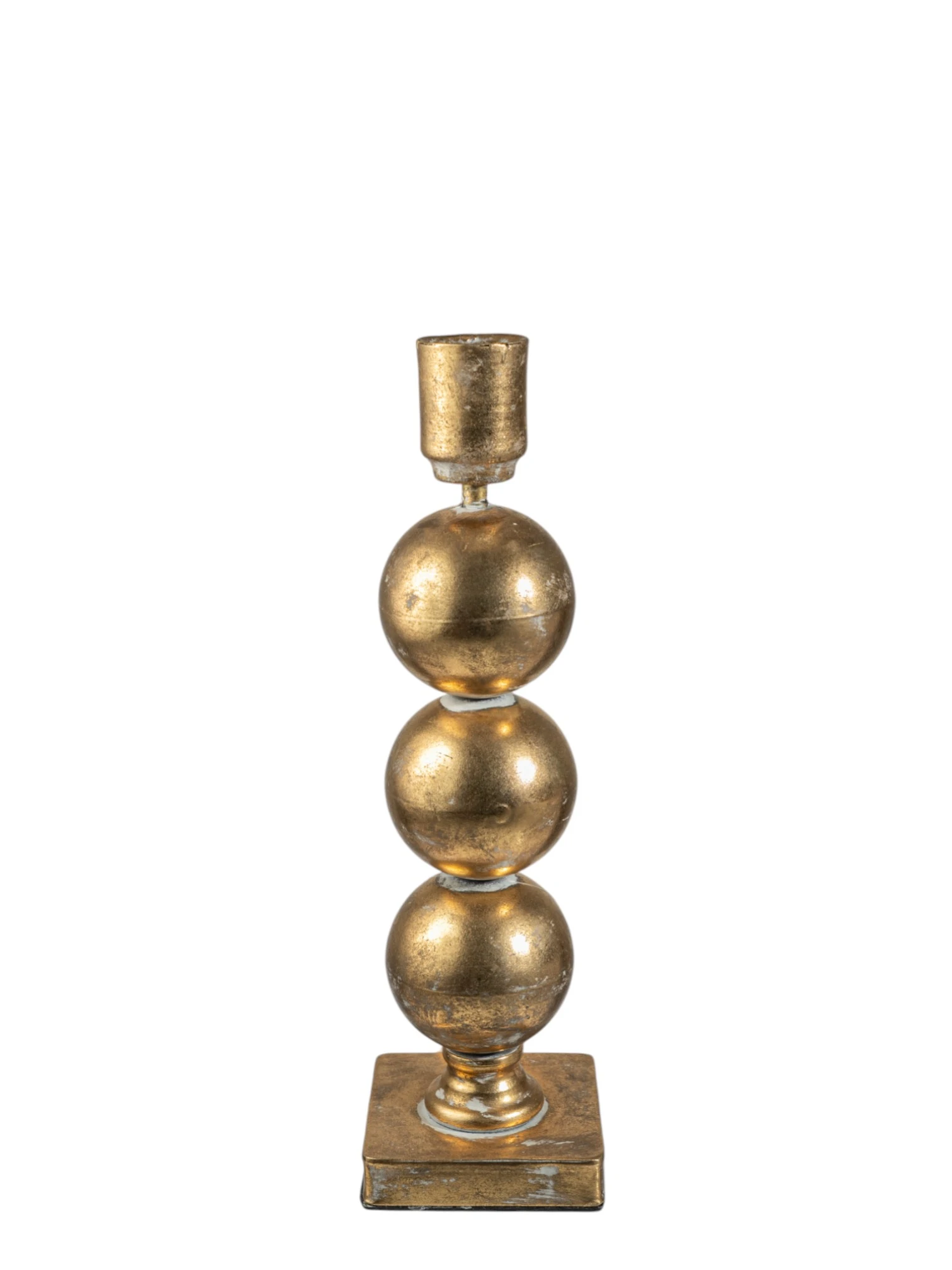 SMALL METAL CANDLE HOLDER