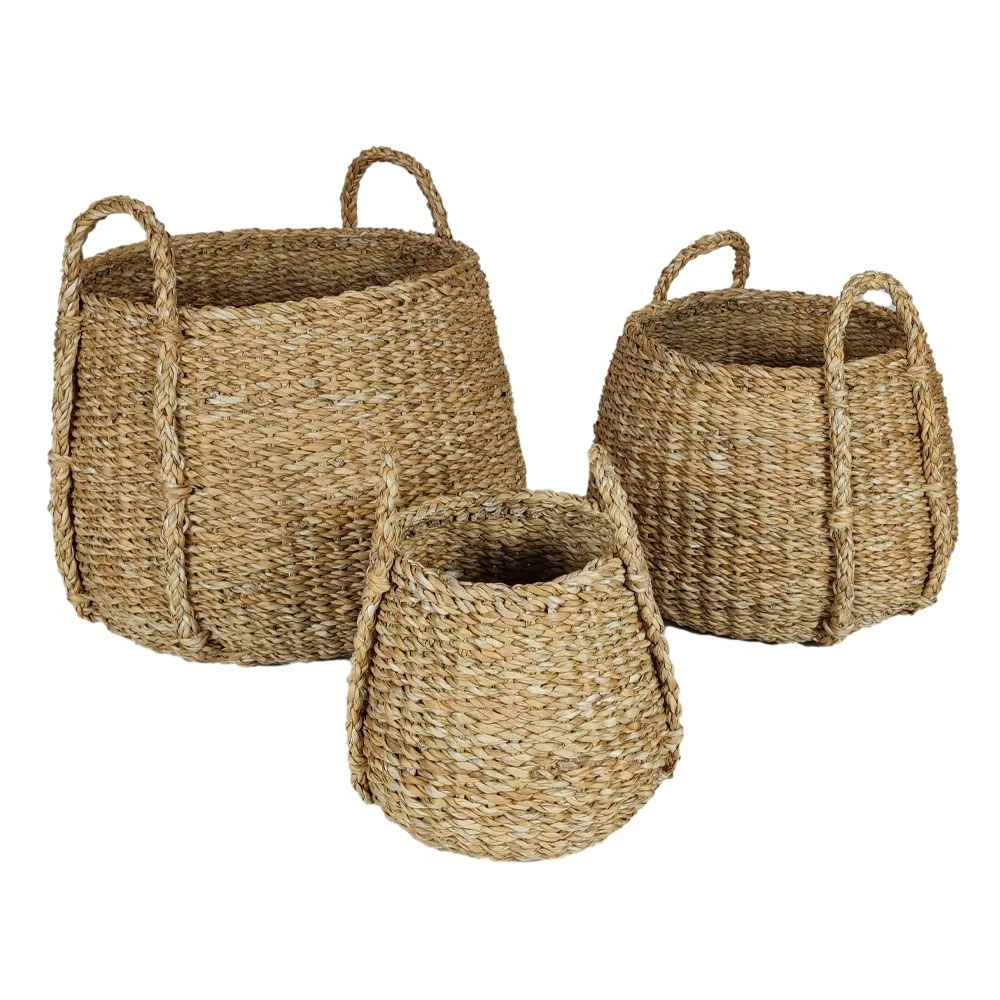 ALMAR BASKET HANDLE SEAGRASS NATURAL