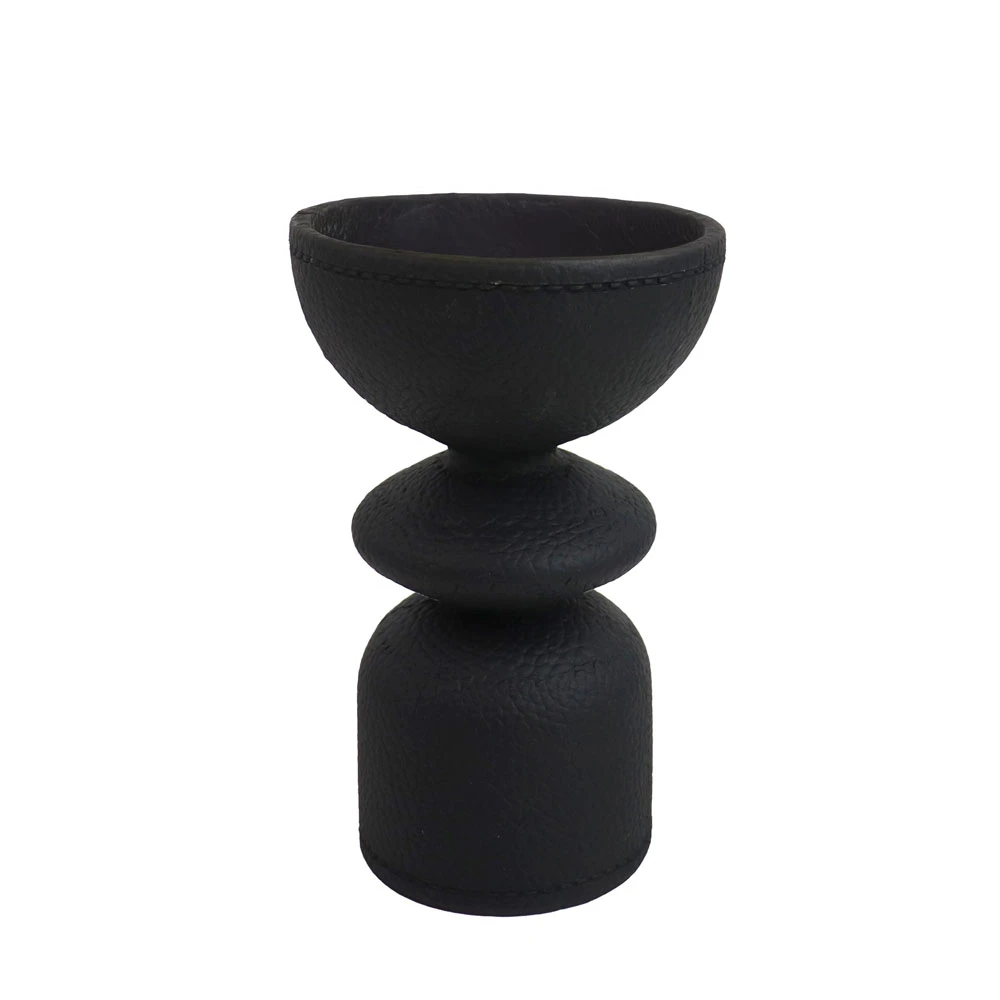 NOCTURIA CANDLEHOLDER RESIN BLACK