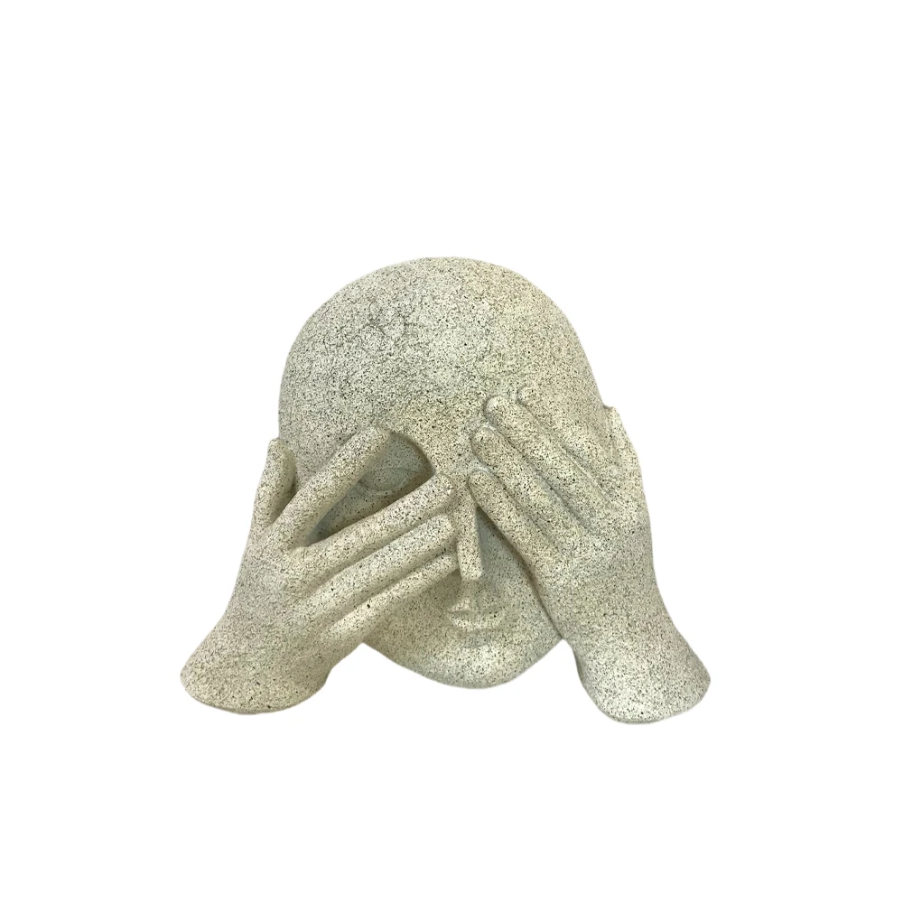 GLANCE DECORATION FACE RESIN OFF WHITE