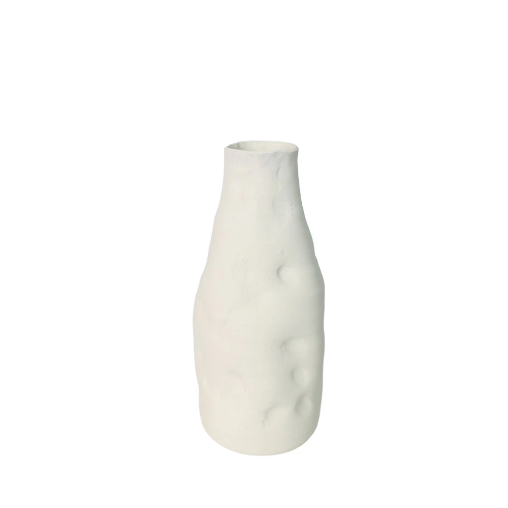 ELOURA VASE CERAMIC WHITE