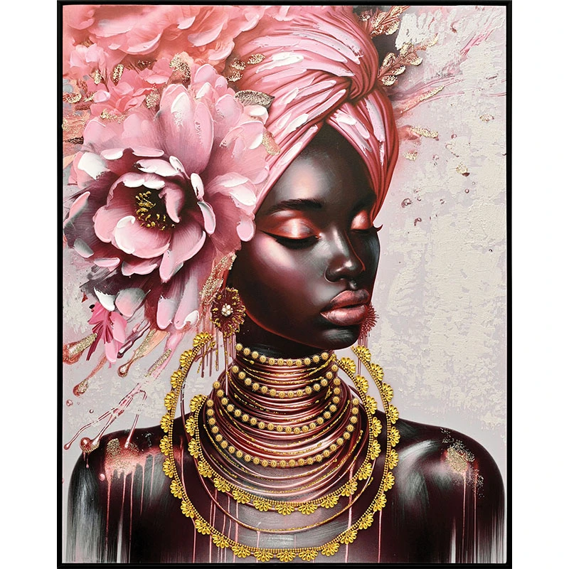 AFRICAN WOMAN CANVAS PAINTING