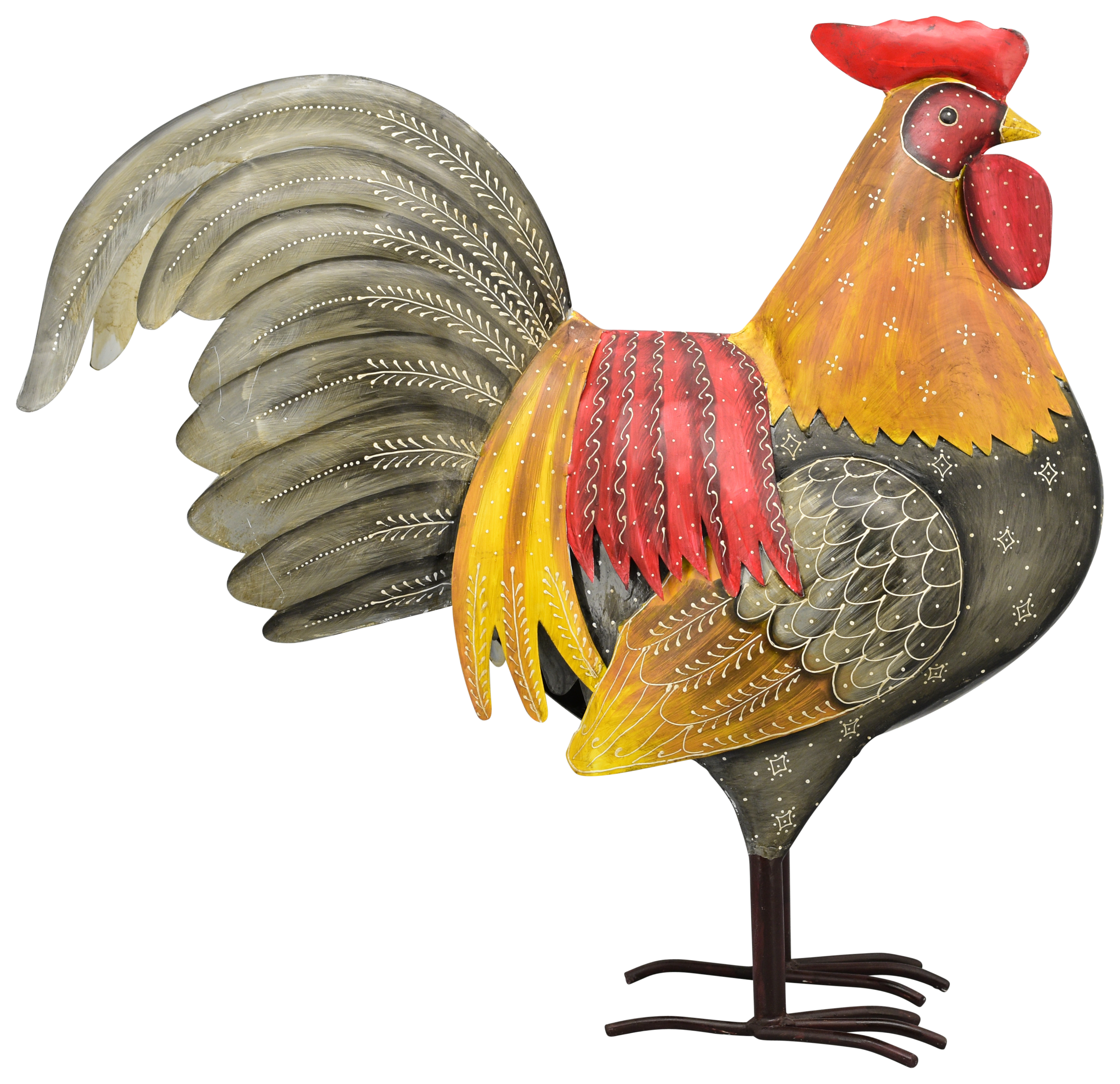 METAL HEN KANU ORANGE-GREY