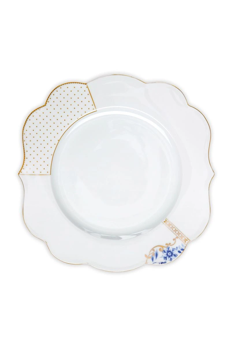 ROYAL WHITE COLLECTION PORCELAIN PLATE