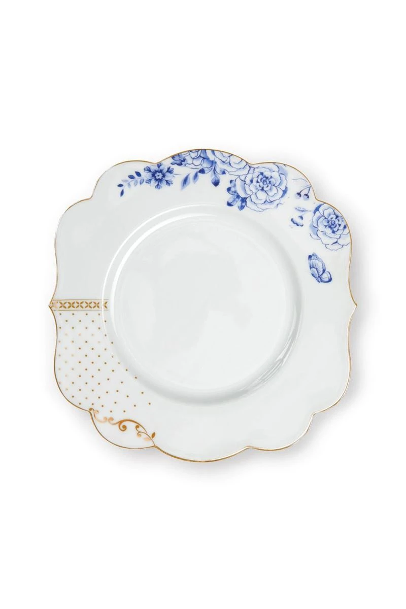 ROYAL WHITE COLLECTION PORCELAIN PLATE