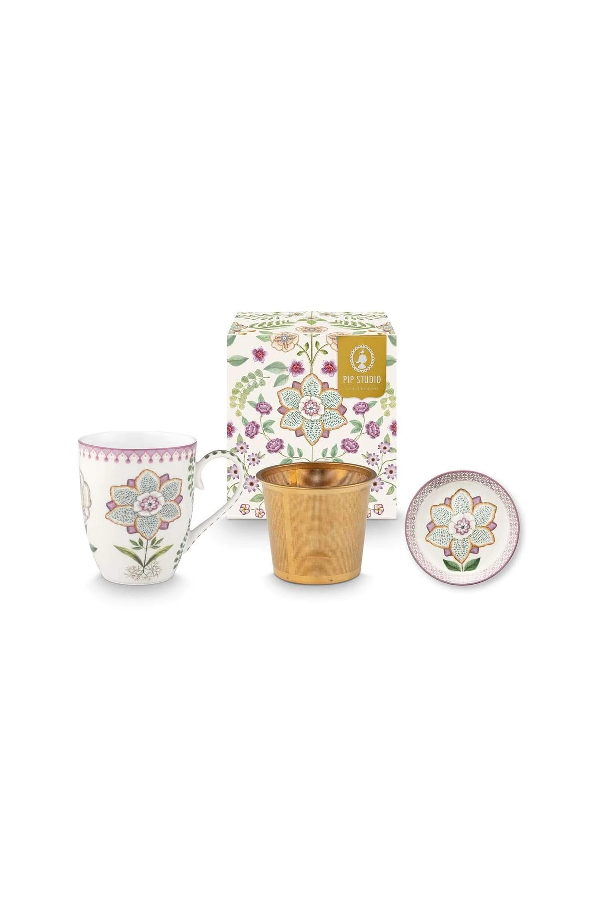 LILY&LOTUS COLLECTION LILAC PORCELAIN TEA FOR ONE