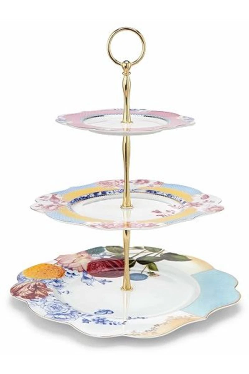 ROYAL MULTI COLLECTION 3 LAYER PORCELAIN CAKE STAND