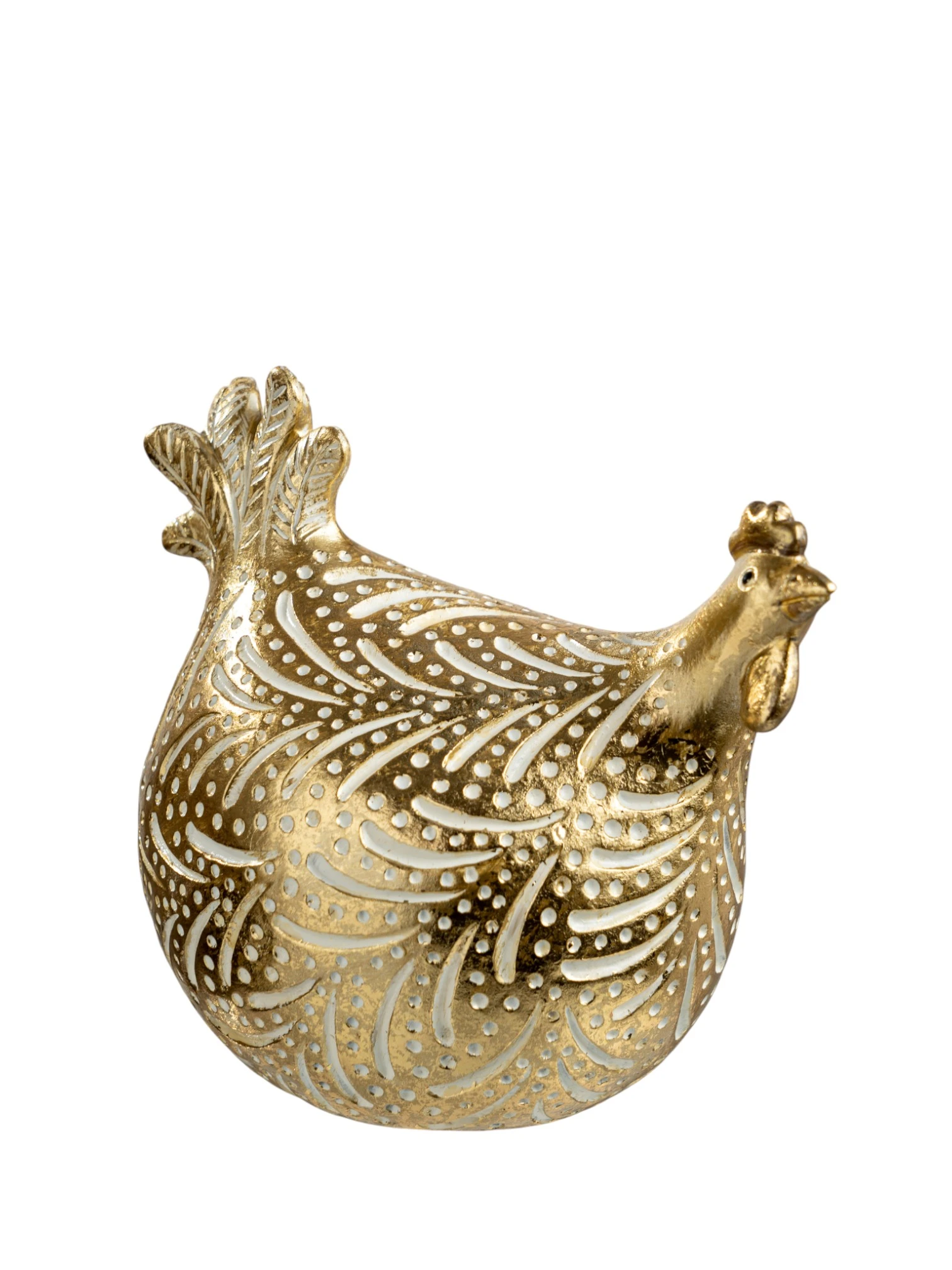 LARGE GOLD HEN