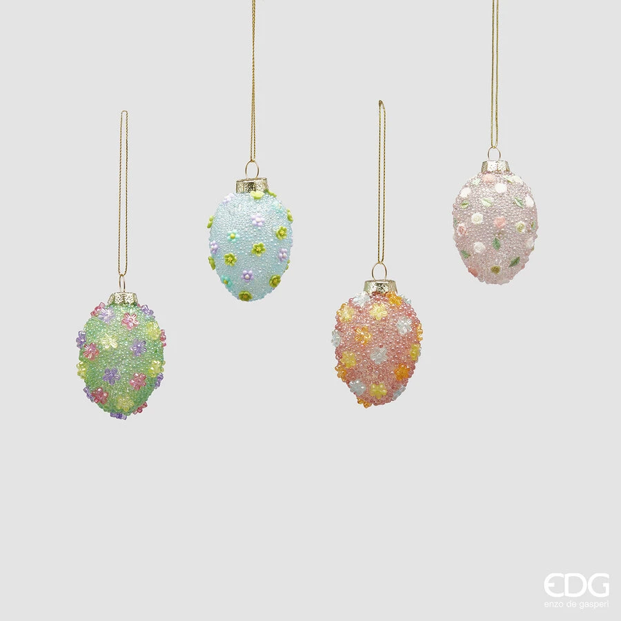HANGING SMALL EGG FLOWER DECORATION