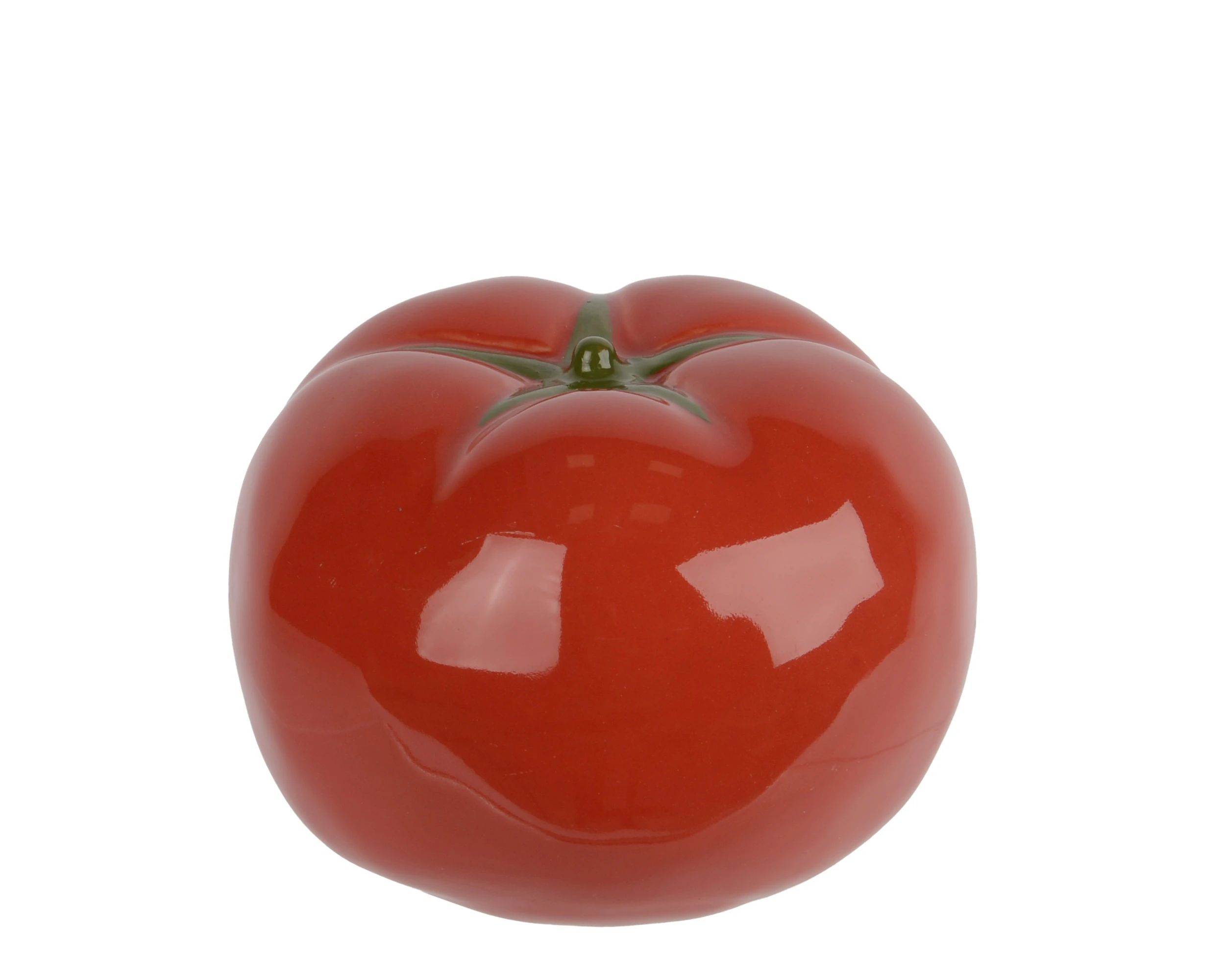 HANDMADE VEGETABLE PORCELAIN TOMATO RED