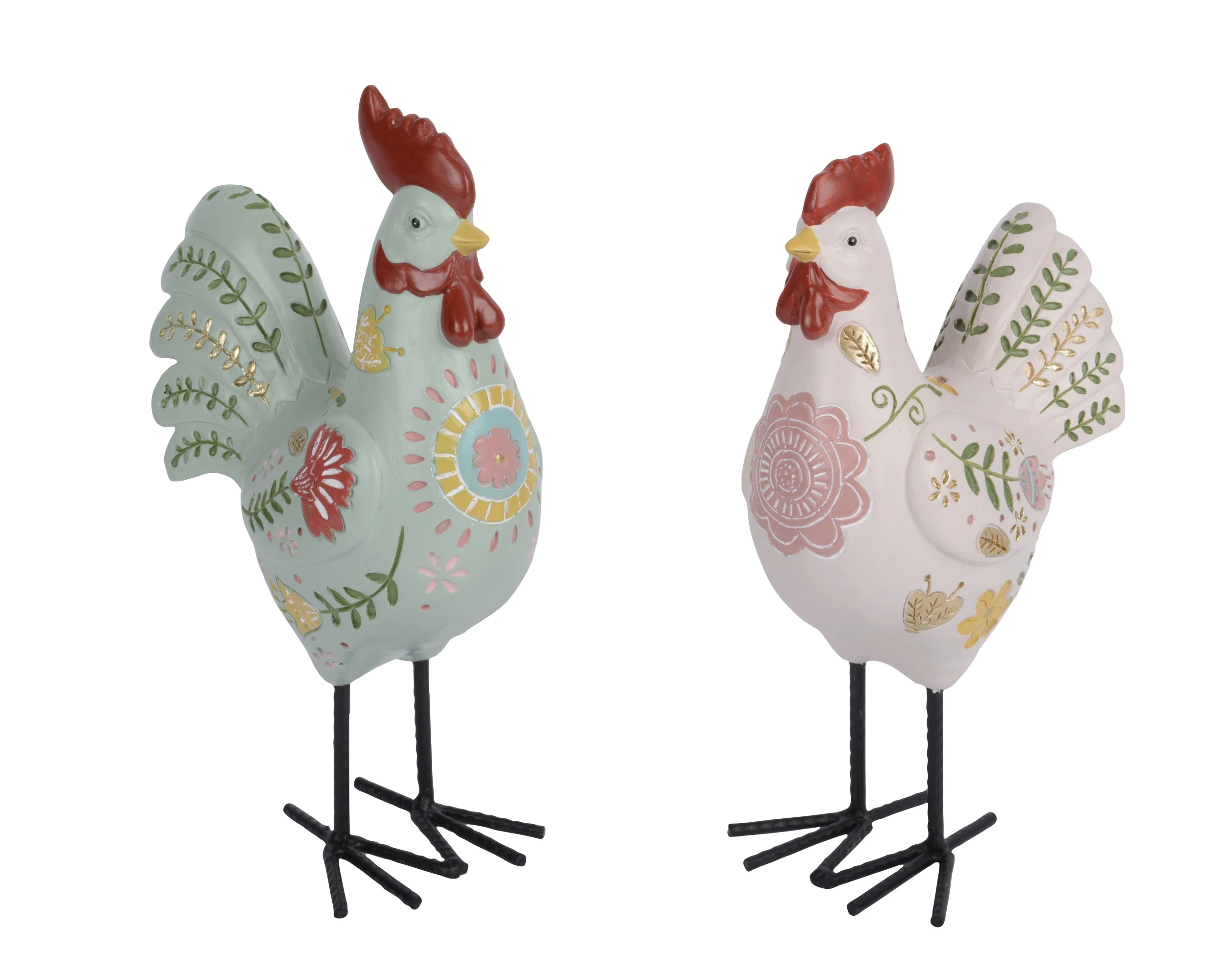 CHICKEN RESIN MINT/PINK