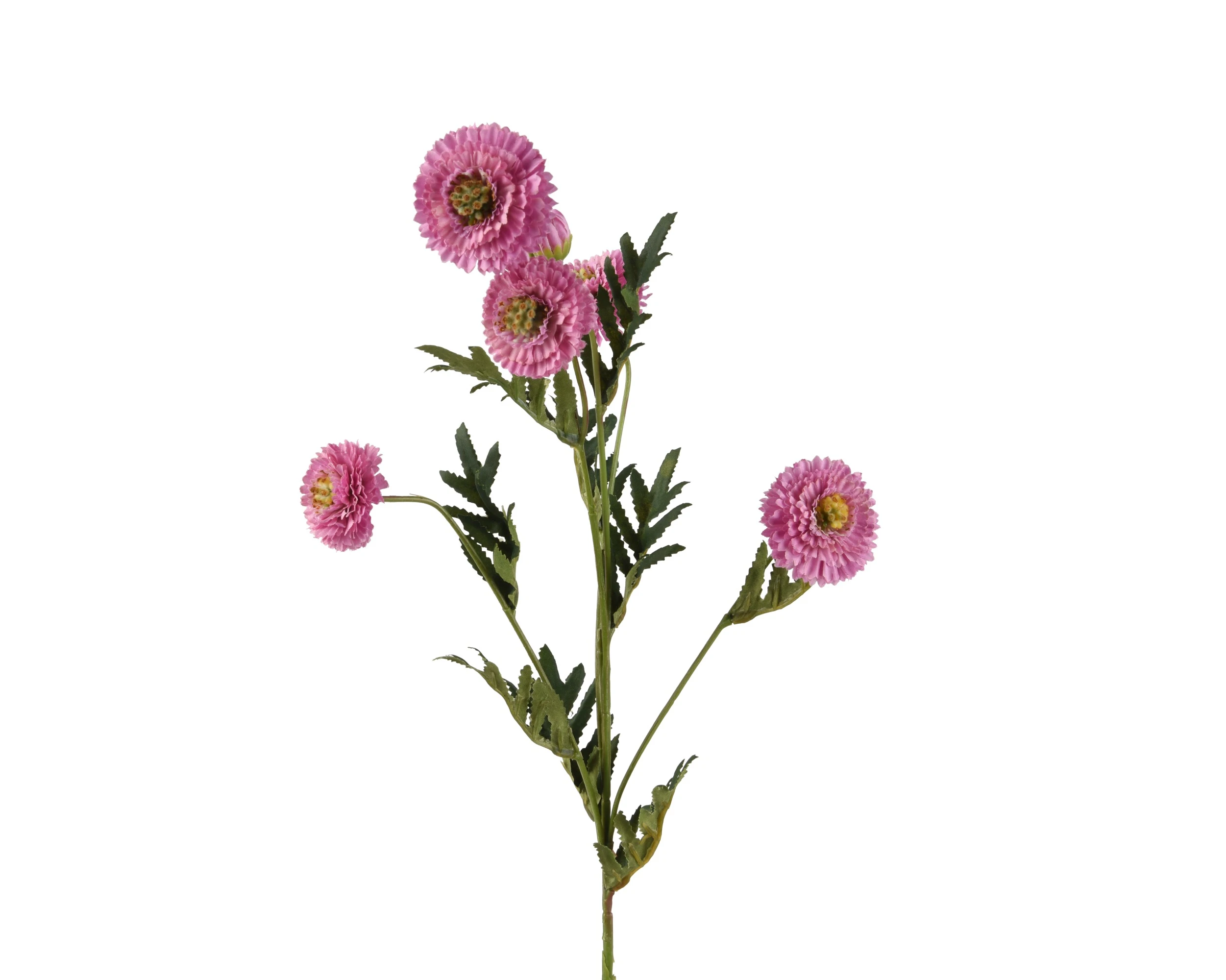 PURPLE CHRYSANTHEMUM POLYESTER ON STEM