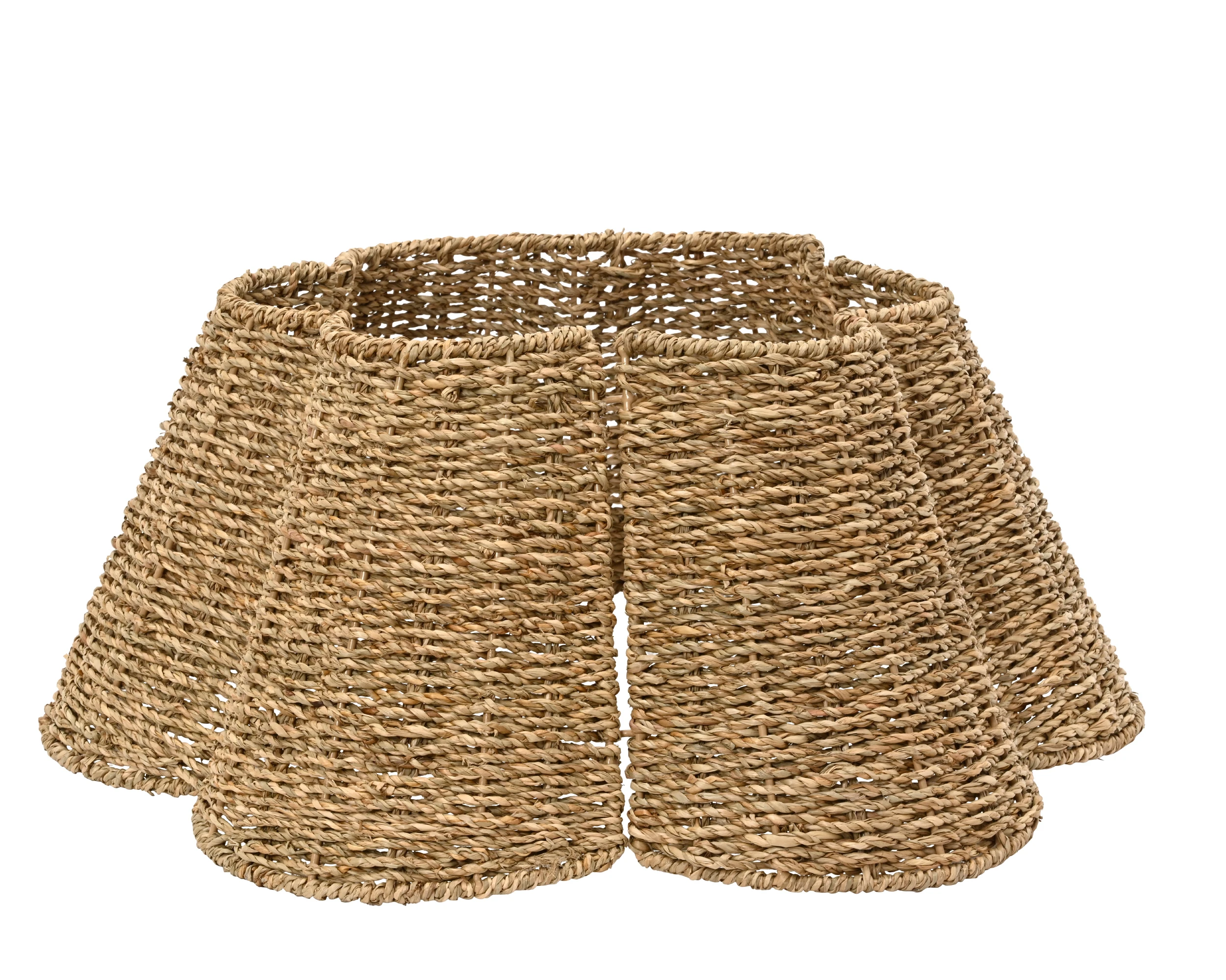 WILLOW TREE RING IRON & SEA GRASS NATURAL FOR TREE UP TO H240CM
