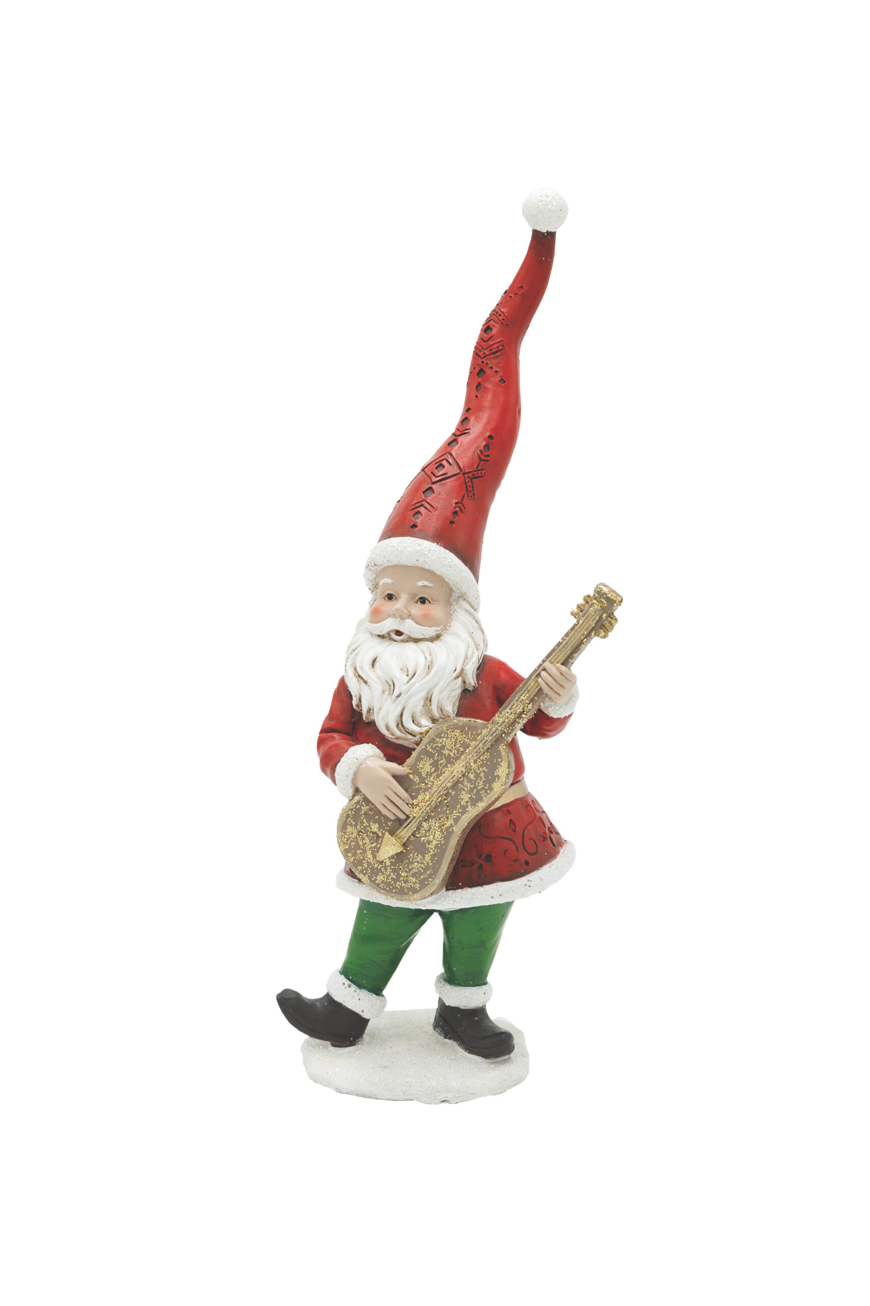 RESIN SANTA W GUITAR