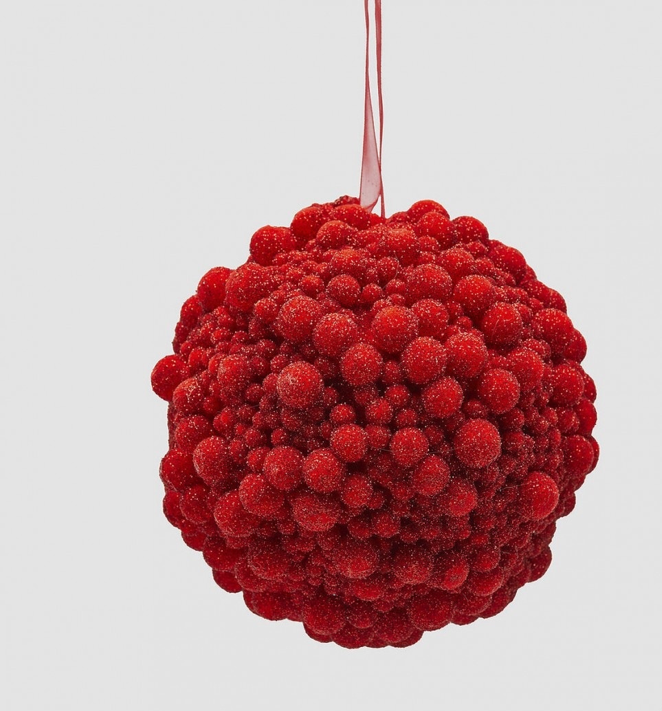 BALL SPHERE RED DECORATION SMALL