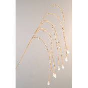SPRAY WITH GOLD RHINESTONES H.66CM