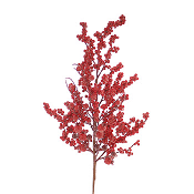 RED BRANCH WITH BERRIES H.72CM