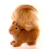 LIGHT BROWN SQUIRREL 19XH.24CM