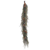 GREEN GARLAND WITH PINECONES H.160CM