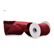 MAROON VELVET RIBBON 10CMX4.6M