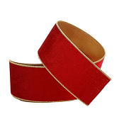 RED VELVET RIBBON 6.3CMX9.10M