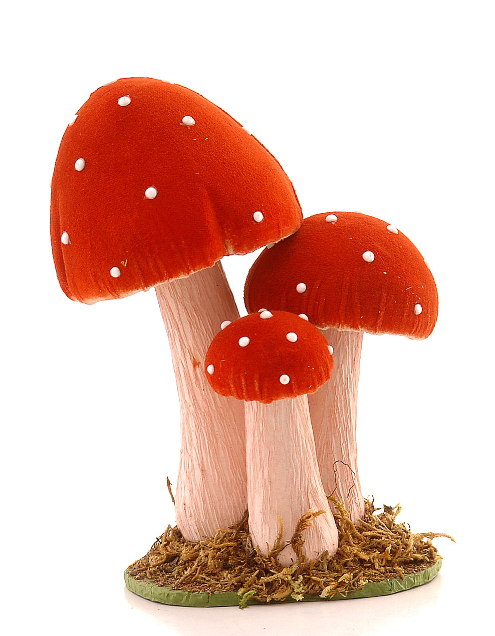 RED FABRIC MUSHROOM H.24CM WEIGHT 0.110Kg