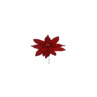 80CM RED POINSETTIA FLOWER BRANCH